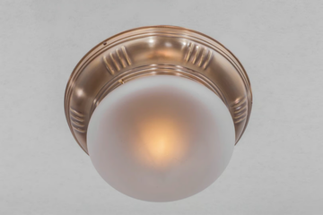 PRAGUE 20/1 - Brass ceiling light by Patinas Lighting - view 2